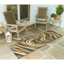 Load image into Gallery viewer, Liora Manne Marina Tides Indoor Outdoor Area Rug Multi