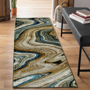 Liora Manne Ashford Agate Indoor Area Rug Blue