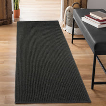 Load image into Gallery viewer, Liora Manne Calais Solid Indoor Outdoor Area Rug Charcoal
