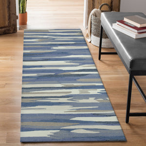 Liora Manne Capri Cloud Indoor Outdoor Area Rug Soft Blue