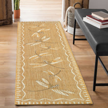 Load image into Gallery viewer, Liora Manne Carmel Dragonfly Indoor Outdoor Area Rug Sand