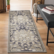 Load image into Gallery viewer, Liora Manne Canyon Flower Patch Indoor Outdoor Area Rug Charcoal