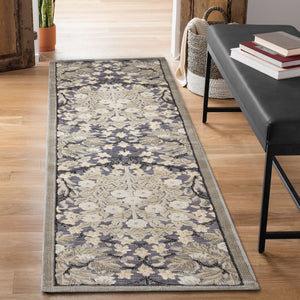 Liora Manne Canyon Flower Patch Indoor Outdoor Area Rug Charcoal