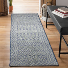 Load image into Gallery viewer, Liora Manne Canyon Tribal Stripe Indoor Outdoor Area Rug Navy