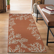 Load image into Gallery viewer, Liora Manne Esencia Coral Edge Indoor Outdoor Mat Sunset