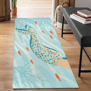 Liora Manne Illusions Mermaid At Heart Indoor Outdoor Mat Ocean