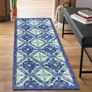 Liora Manne Illusions Madrid Indoor Outdoor Mat Ocean