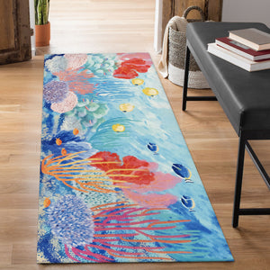 Liora Manne Illusions Seascape Indoor Outdoor Mat Ocean