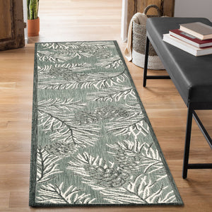 Liora Manne Malibu Pine Indoor Outdoor Area Rug Green