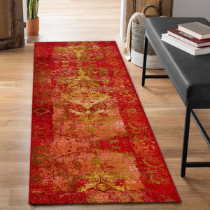 Liora Manne Marina Kermin Indoor Outdoor Area Rug Saffron