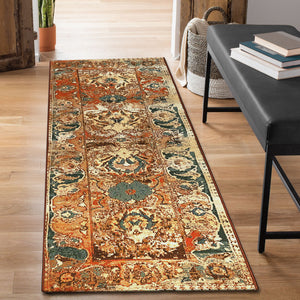 Liora Manne Marina Kashan Indoor Outdoor Area Rug Amber