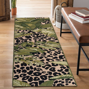 Liora Manne Marina Safari Indoor Outdoor Area Rug Green