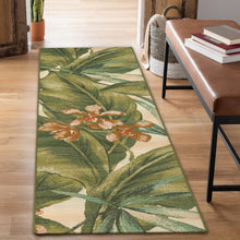 Load image into Gallery viewer, Liora Manne Marina Tropical Leaf Indoor Outdoor Area Rug Cream