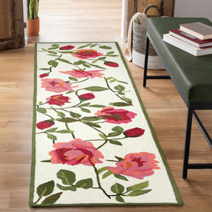 Liora Manne Ravella China Roses Indoor Outdoor Area Rug Rose