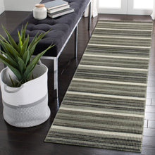 Load image into Gallery viewer, Liora Manne Aruba Faded Stripe Indoor Area Rug Grey