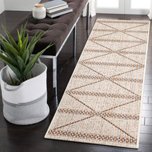 Load image into Gallery viewer, Liora Manne Avena Diamond  Stripe Indoor Outdoor Area Rug Ivory