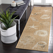 Load image into Gallery viewer, Liora Manne Carmel Shells Indoor Outdoor Area Rug Sand