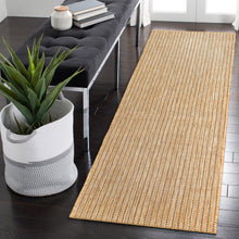 Load image into Gallery viewer, Liora Manne Carmel Texture Stripe Indoor Outdoor Area Rug Sand