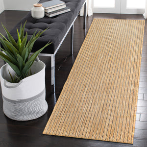 Liora Manne Carmel Texture Stripe Indoor Outdoor Area Rug Sand