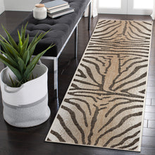 Load image into Gallery viewer, Liora Manne Carmel Zebra Indoor Outdoor Area Rug Sand