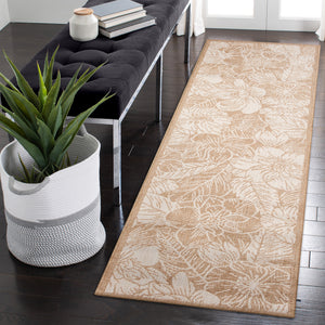 Liora Manne Carmel Botanical Indoor Outdoor Area Rug Sand