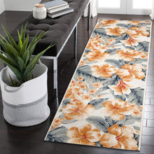 Load image into Gallery viewer, Liora Manne Canyon Tropical Floral Indoor Outdoor Area Rug Ivory