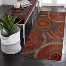 Load image into Gallery viewer, Liora Manne Esencia Circles Indoor Outdoor Mat Saffron