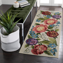 Load image into Gallery viewer, Liora Manne Esencia Secret Garden Indoor Outdoor Mat Cream