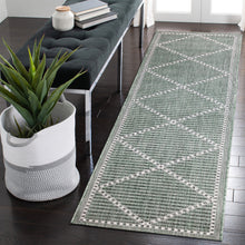 Load image into Gallery viewer, Liora Manne Malibu Checker Diamond Indoor Outdoor Area Rug Green