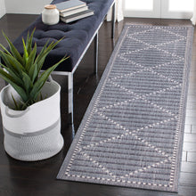 Load image into Gallery viewer, Liora Manne Malibu Checker Diamond Indoor Outdoor Area Rug Navy