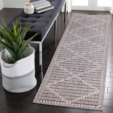 Load image into Gallery viewer, Liora Manne Malibu Checker Diamond Indoor Outdoor Area Rug Charcoal