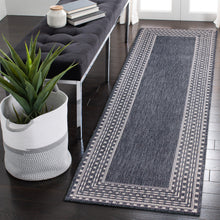 Load image into Gallery viewer, Liora Manne Malibu Etched Border Indoor Outdoor Area Rug Navy