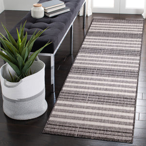 Liora Manne Malibu Faded Stripe Indoor Outdoor Area Rug Charcoal