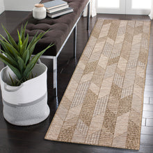 Load image into Gallery viewer, Liora Manne Orly Angles Indoor Outdoor Area Rug Natural