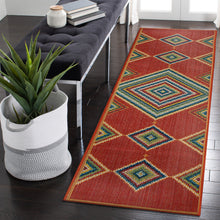 Load image into Gallery viewer, Liora Manne Patio Dream Catcher Indoor Outdoor Area Rug Red