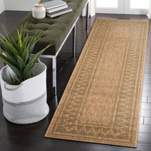 Load image into Gallery viewer, Liora Manne Sahara Diamond Border Indoor Outdoor Area Rug Green