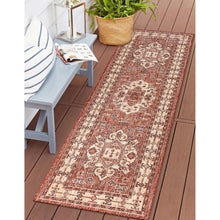 Load image into Gallery viewer, Liora Manne Carmel Kilim Indoor Outdoor Area Rug Red