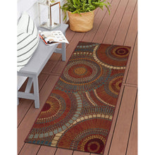 Load image into Gallery viewer, Liora Manne Esencia Circles Indoor Outdoor Mat Saffron