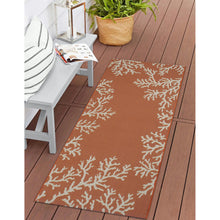 Load image into Gallery viewer, Liora Manne Esencia Coral Edge Indoor Outdoor Mat Sunset