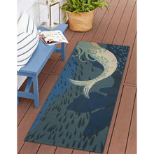 Load image into Gallery viewer, Liora Manne Esencia Mermaids Are Real Indoor Outdoor Mat Ocean