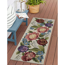 Load image into Gallery viewer, Liora Manne Esencia Secret Garden Indoor Outdoor Mat Cream