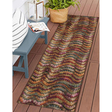 Load image into Gallery viewer, Liora Manne Marina Ripple Indoor Outdoor Area Rug Multi