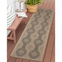 Load image into Gallery viewer, Liora Manne Sahara Links Indoor Outdoor Area Rug Natural