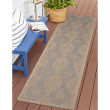 Load image into Gallery viewer, Liora Manne Sahara Links Indoor Outdoor Area Rug Navy