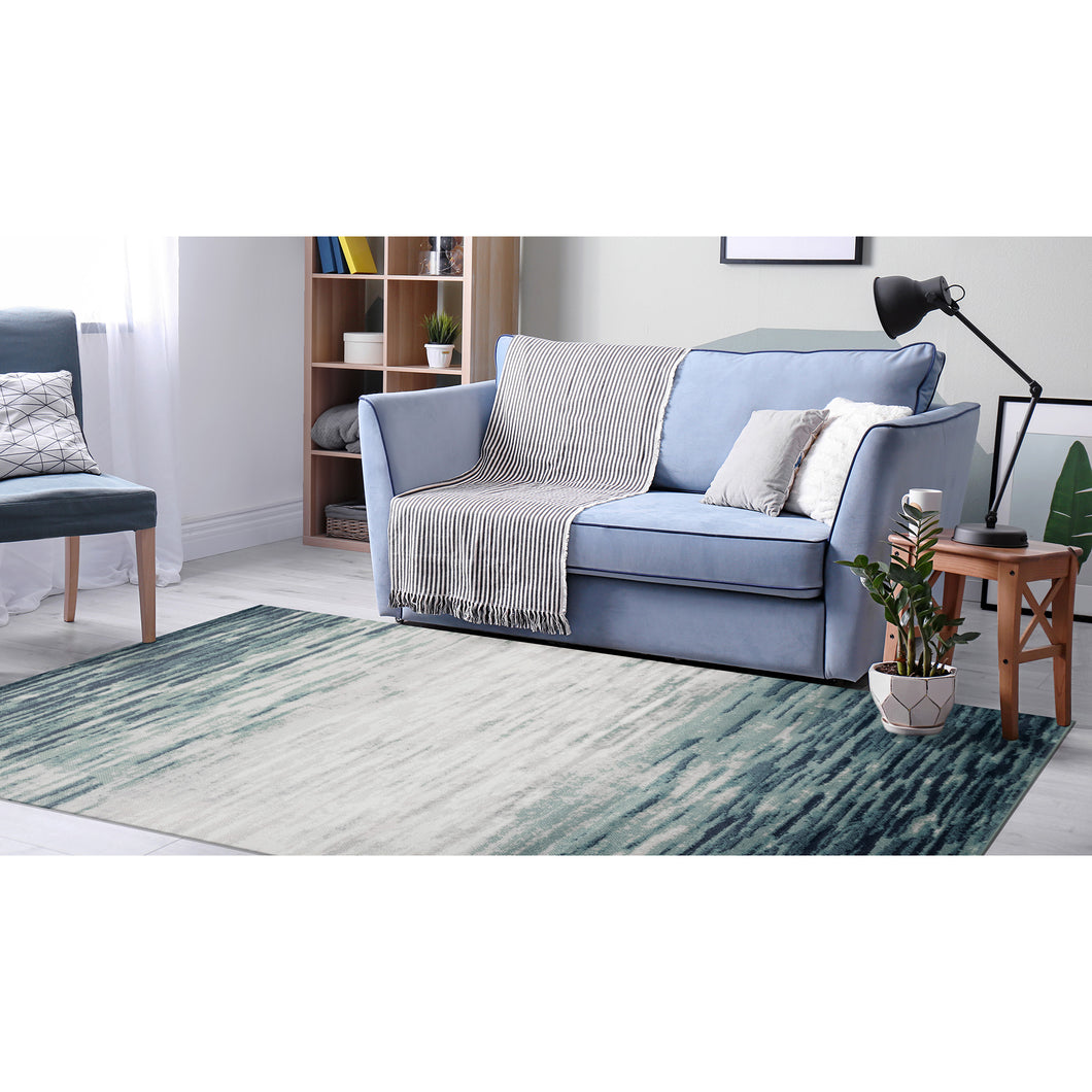 Liora Manne Aurora Strata Indoor Rug Blue