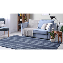 Load image into Gallery viewer, Liora Manne Cyprus Ombre Stripe Indoor Area Rug Denim