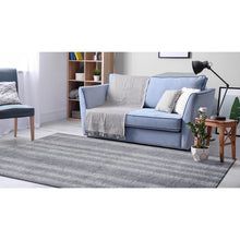 Load image into Gallery viewer, Liora Manne Cyprus Ombre Stripe Area Indoor Rug Silver