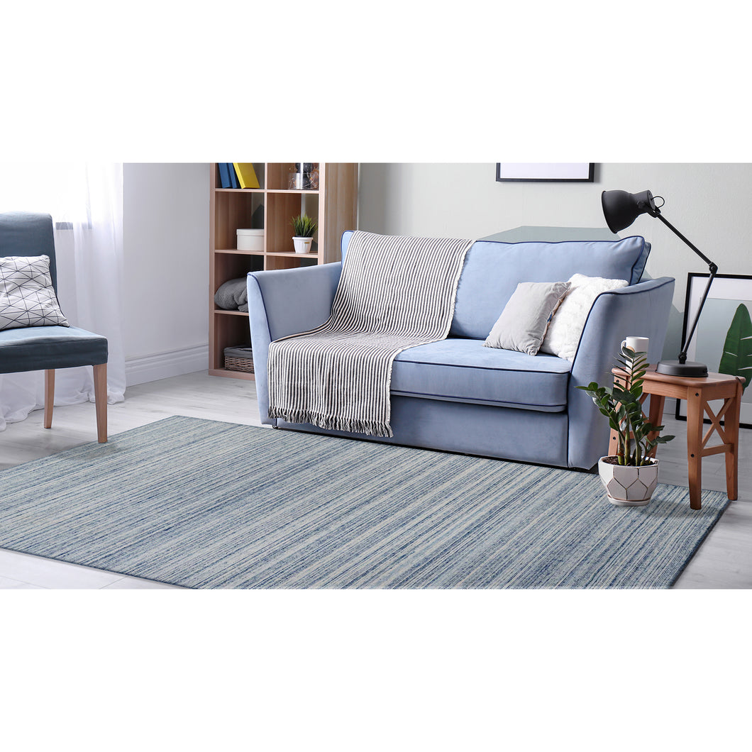Liora Manne Dakota Stripe Indoor Outdoor Area Rug Blue