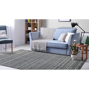 Liora Manne Dakota Stripe Indoor Outdoor Area Rug Grey