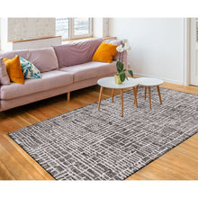 Load image into Gallery viewer, Liora Manne Savannah Grid Indoor Area Rug Charcoal